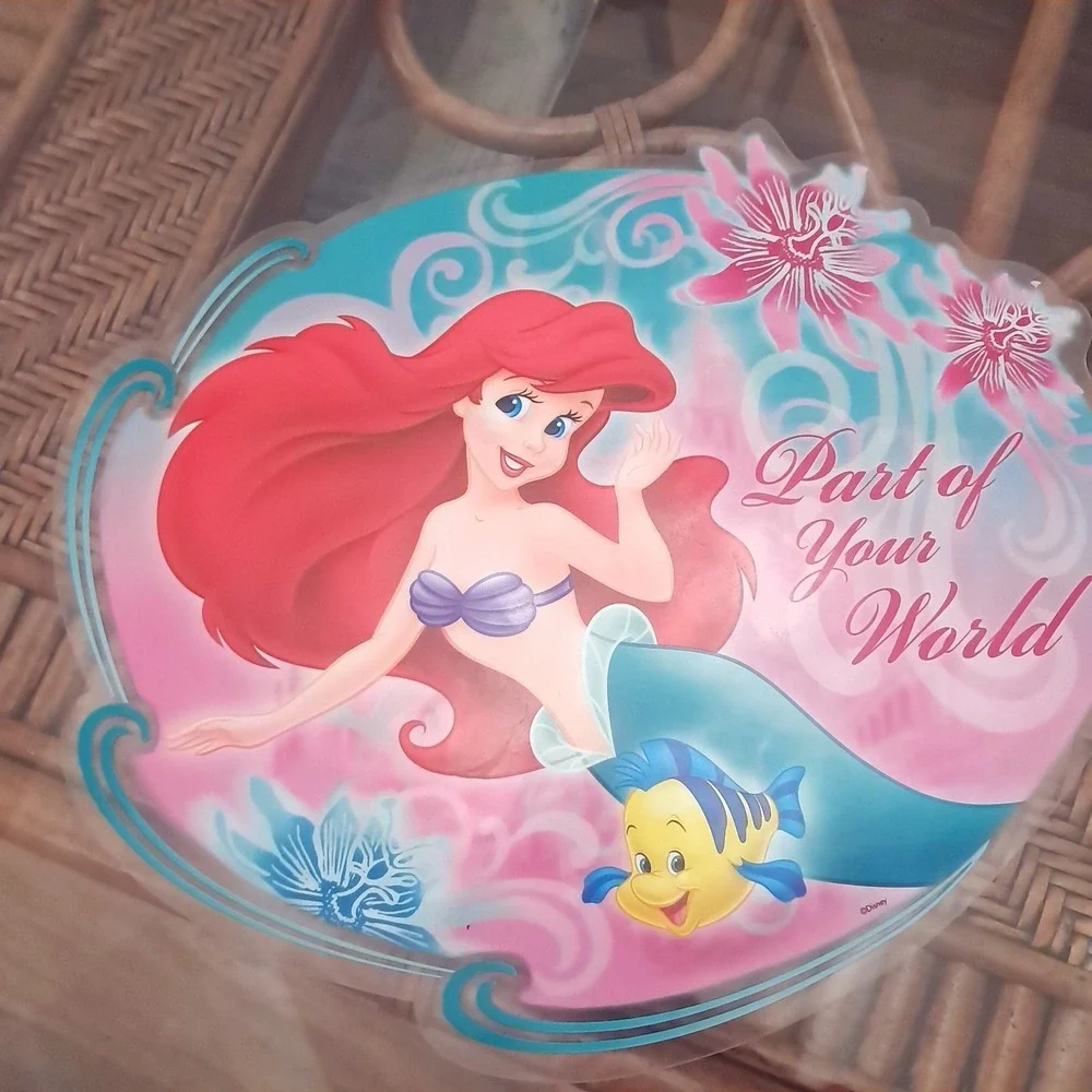 Disney Princess Placemats set 7 Ariel Cinderella Frozen‎ Brave Merida Tinkerbell